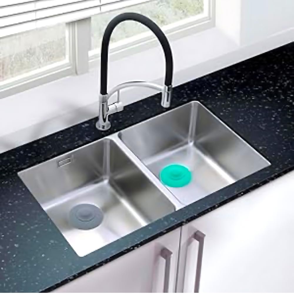 Silicon Sink Stopper - Leak-Proof, Non-Slip, Easy to Install - Fits All Sinks - Durable & Long-Lasting - Perfect for Kitchen & Bathroom 
