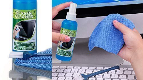 2 in 1 Mobile Screen Cleaning Spray ? Anti-Static, Smudge-Free Cleaner for Phones, Tablets, and Laptops


