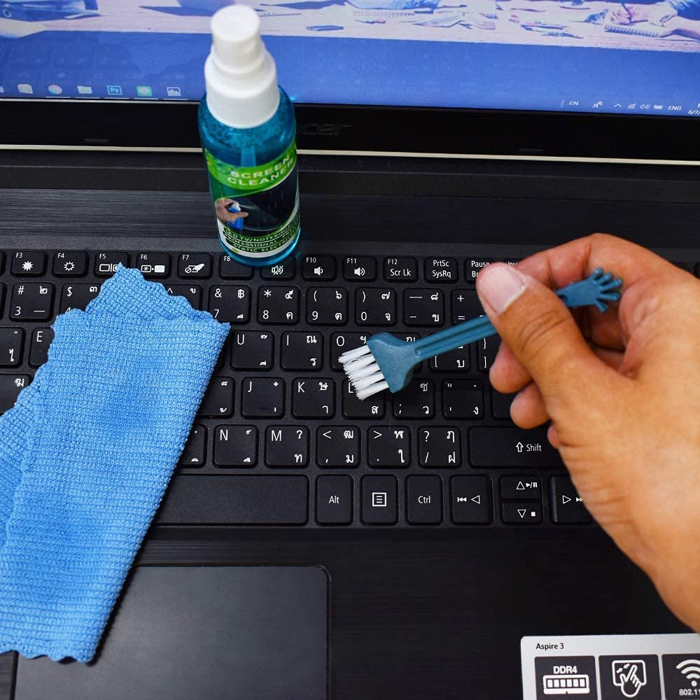 2 in 1 Mobile Screen Cleaning Spray ? Anti-Static, Smudge-Free Cleaner for Phones, Tablets, and Laptops

