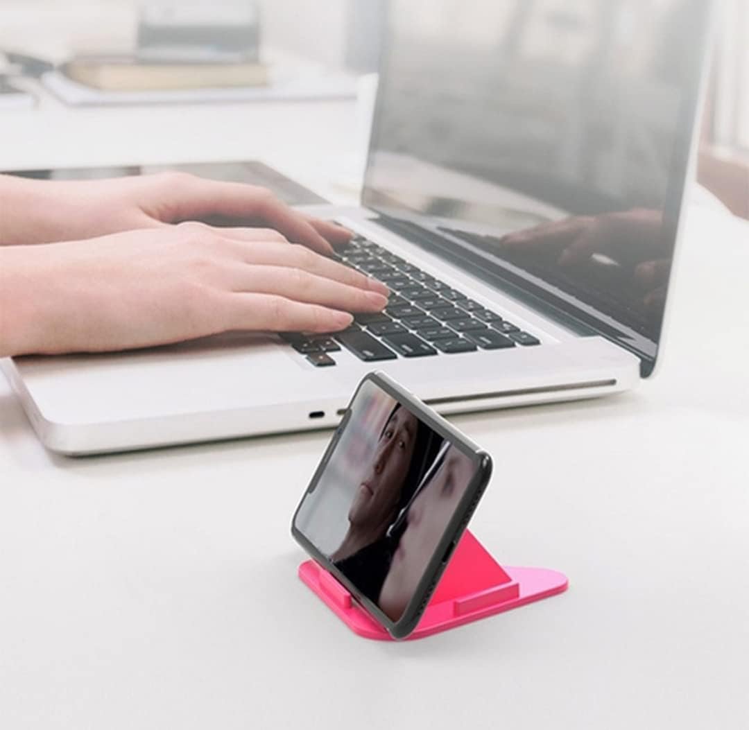 Pyramid Mobile Stand ? Adjustable, Stable Phone Holder for Desk, Office, and Home Use

