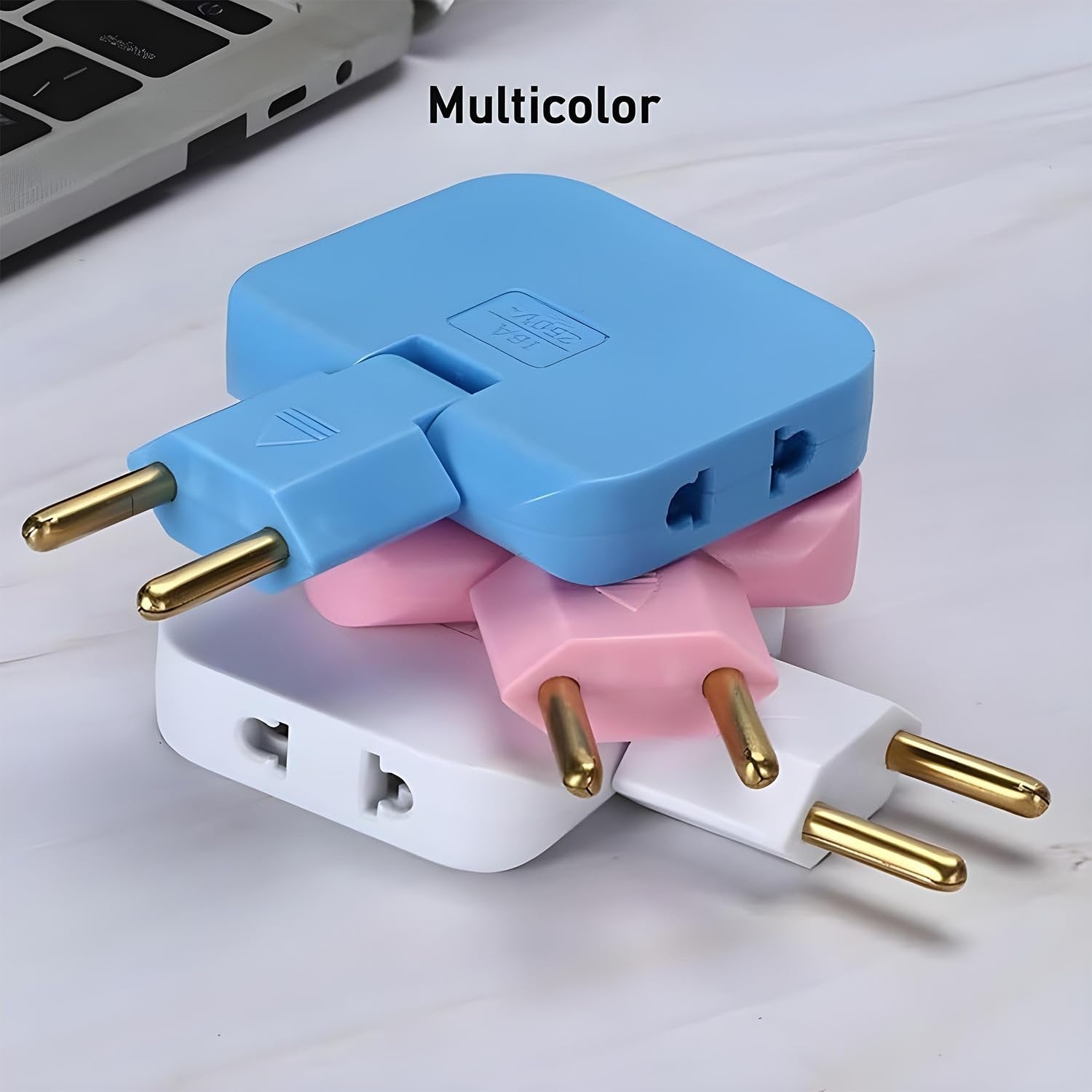 Mini Slim Wireless Plug Adapter ? Compact Travel Adapter for Phones, Laptops, and Electronics

