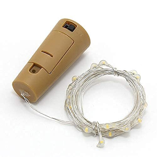Wine Bottle Light ? LED Cork Fairy String Lights for Bottles, Battery Operated Decorative Lighting for Home, Parties, Weddings & DIY Crafts

