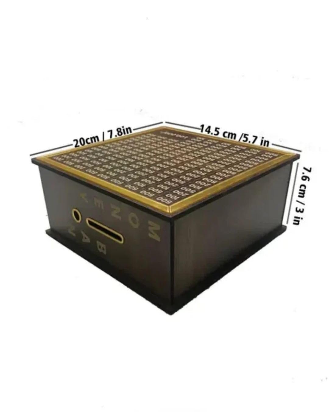 Wooden Money Piggy Bank ? Creative Wooden Savings Bank, Secure Slot for Coins and Bills, Cute Home Decor for Kids & Adults
