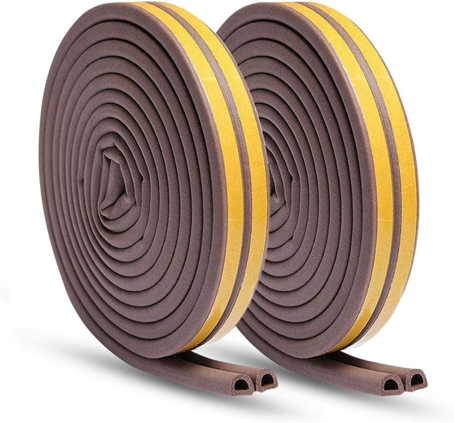 Window Sealing Strips Door ? Weatherproof Adhesive Strip for Doors & Windows, Soundproof & Draft Blocker for Home, Office & Garage
