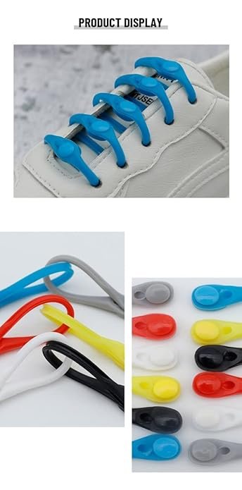12 Loops Shoelaces ? Durable, Long-Lasting Elastic Laces for Sneakers, Boots, and More

