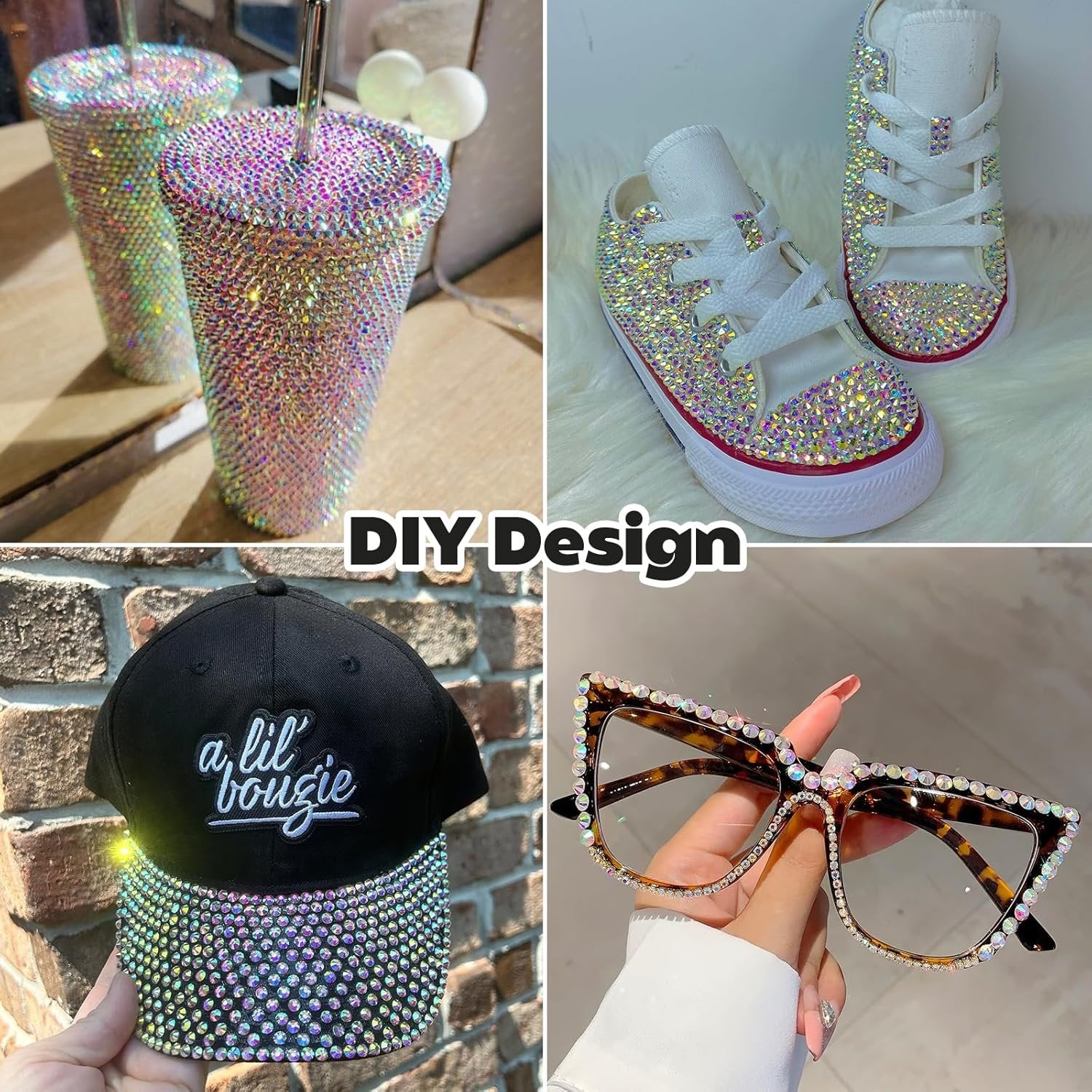 Hot Stones Fix DMS Hotfix FLST Back Crystal Iron-On Garment Crystal ? DIY Rhinestone Heat Transfer for Clothing & Accessories
