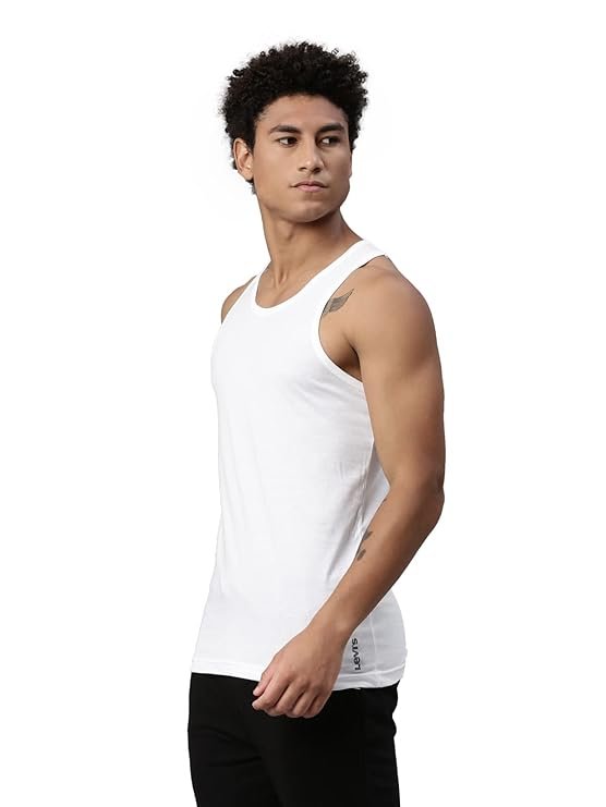 Men Regular Fit Vest (Ganji) ? Comfortable Cotton Undergarment for Daily Wear, Breathable & Soft


