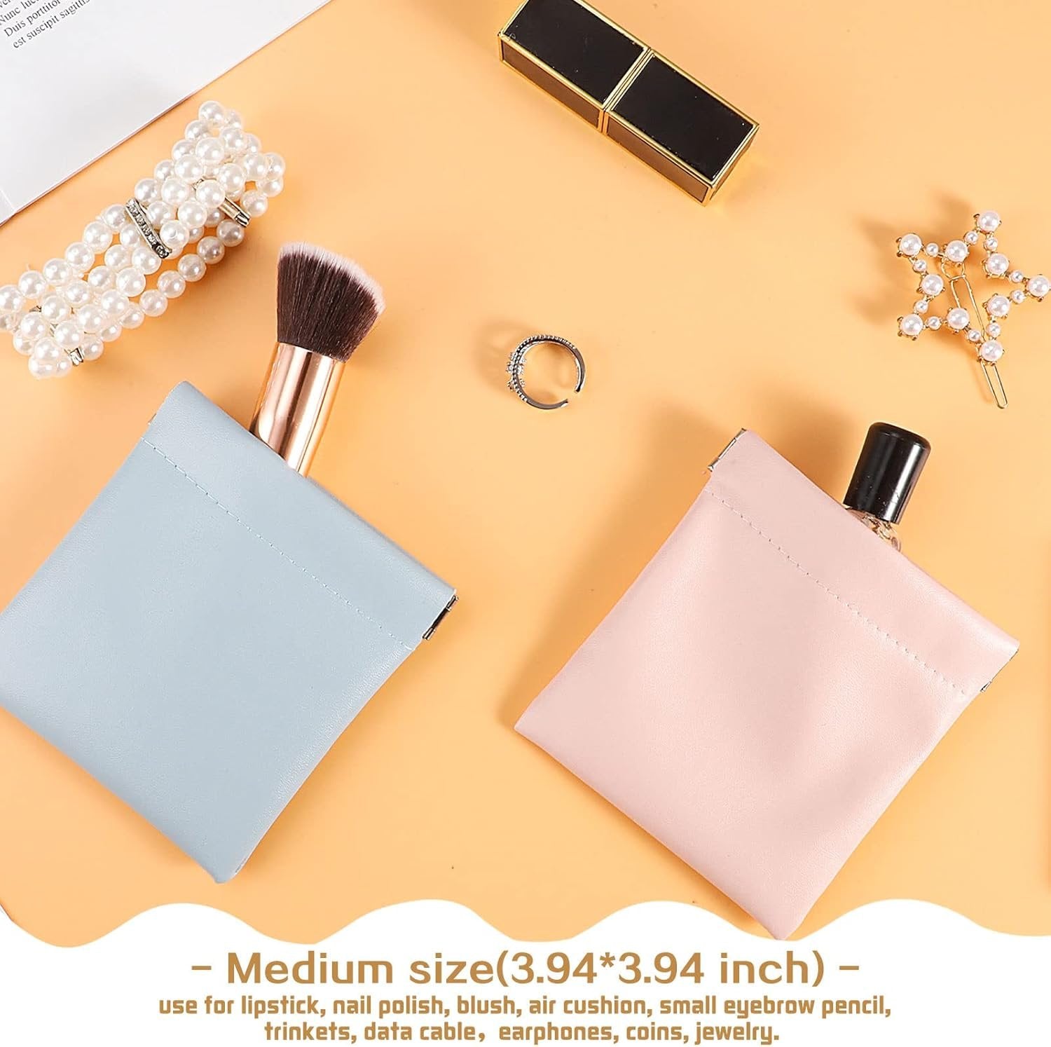 Travel Small Cosmetic Storage Pouch ? Compact & Lightweight Organizer for Makeup, Skincare & Travel Essentials
