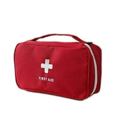 Travel Medicine Pouch Emergency First Aid Kit ? Compact & Portable Medical Organizer for Travel, Camping & Home

