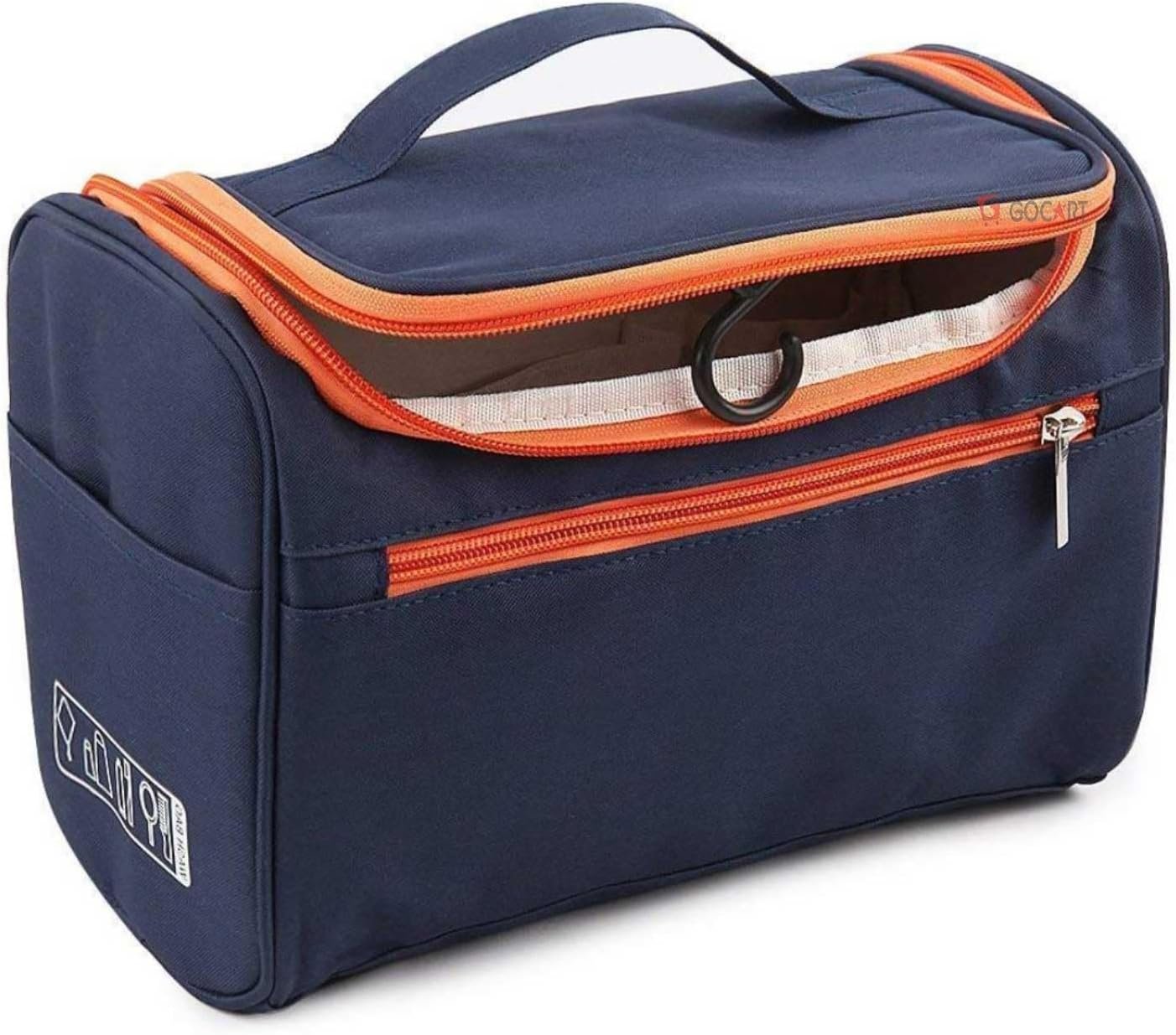 Fabric Toiletry Cosmetic Bag ? Lightweight Makeup & Toiletry Organizer for Travel & Daily Use

