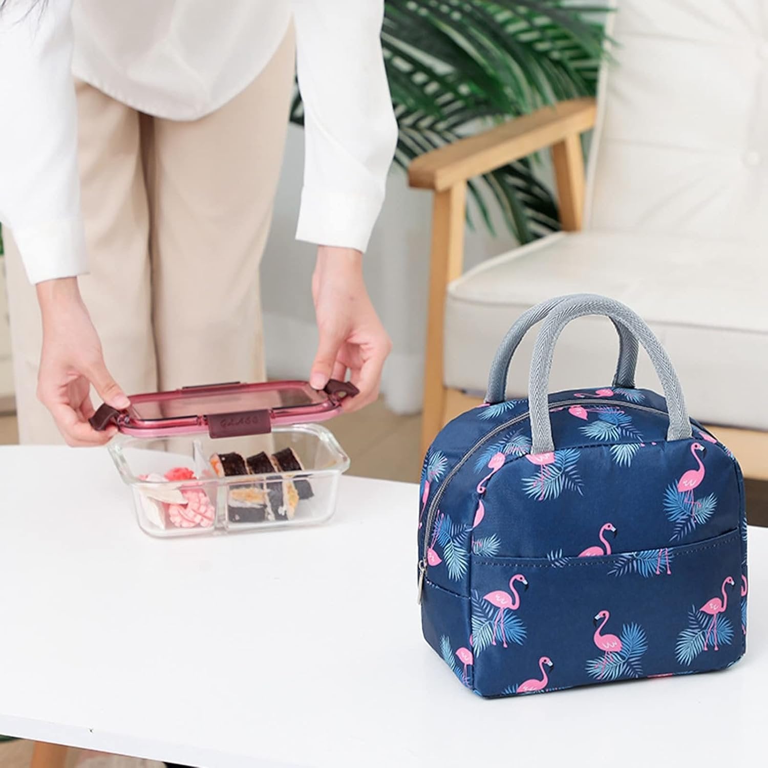 Insulated Lunch Bag ? Thermal Cooler Tote for Office, School & Picnic, Keeps Food Fresh & Warm