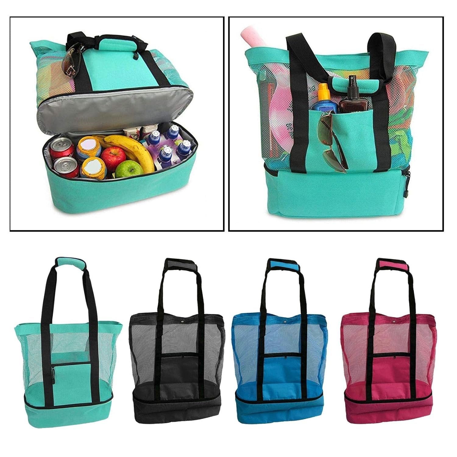Nylon Play & Joy Picnic Gym Bag ? Lightweight, Waterproof Multipurpose Travel Duffel Bag

