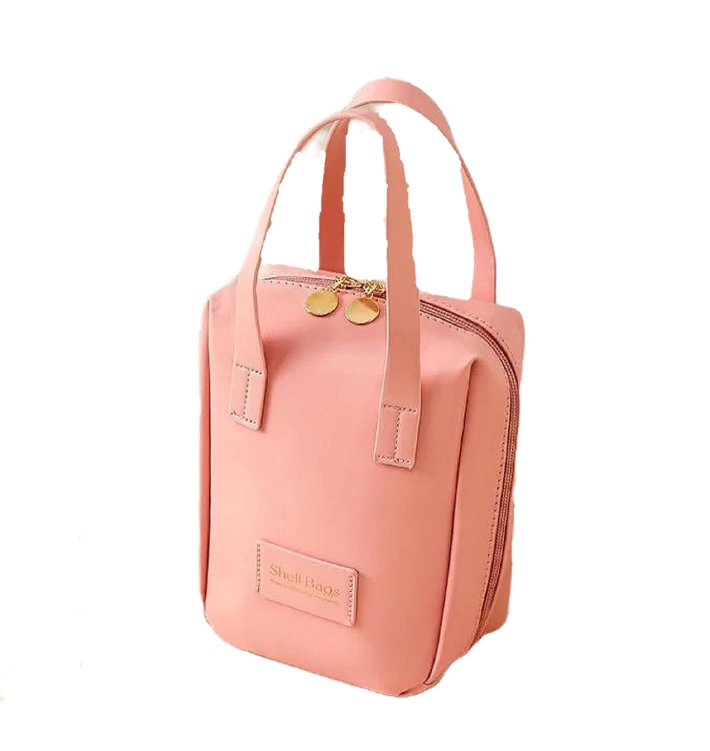 Elegant Puffer with Compartments Cosmetic Bag ? Stylish Makeup Organizer with Zipper & Storage Sections

