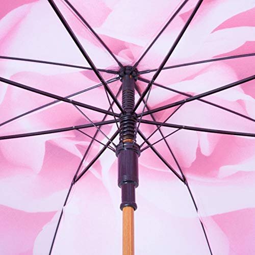 Rose Umbrella ? Elegant Floral Folding Umbrella for Women with UV Protection

