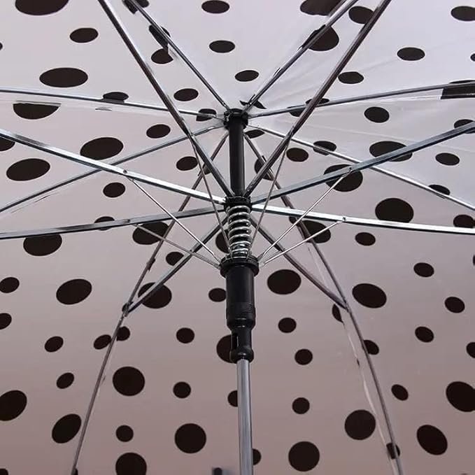 Polka Dot Rain Umbrella ? Cute Compact Folding Umbrella with Colorful Dot Print

