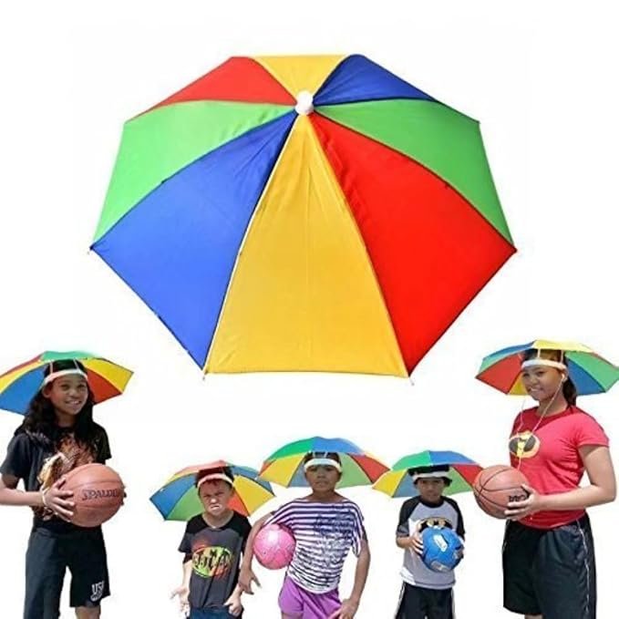 Headwear Umbrella ? Hands-Free Umbrella Hat for Sun & Rain Protection

