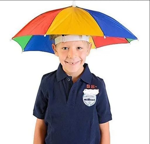 Headwear Umbrella ? Hands-Free Umbrella Hat for Sun & Rain Protection

