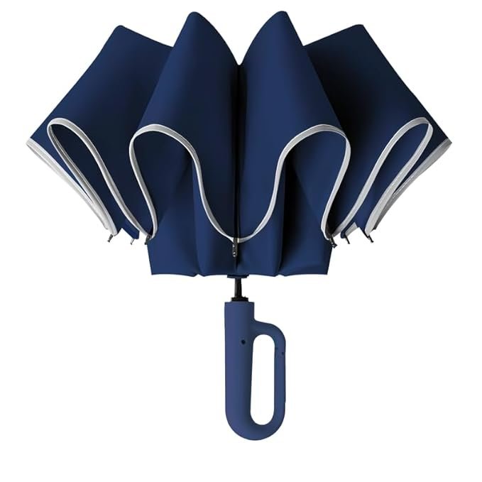 Automatic Open Close Umbrella ? Windproof Travel Folding Umbrella with One-Touch Operation
