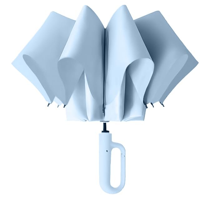 Automatic Open Close Umbrella ? Windproof Travel Folding Umbrella with One-Touch Operation
