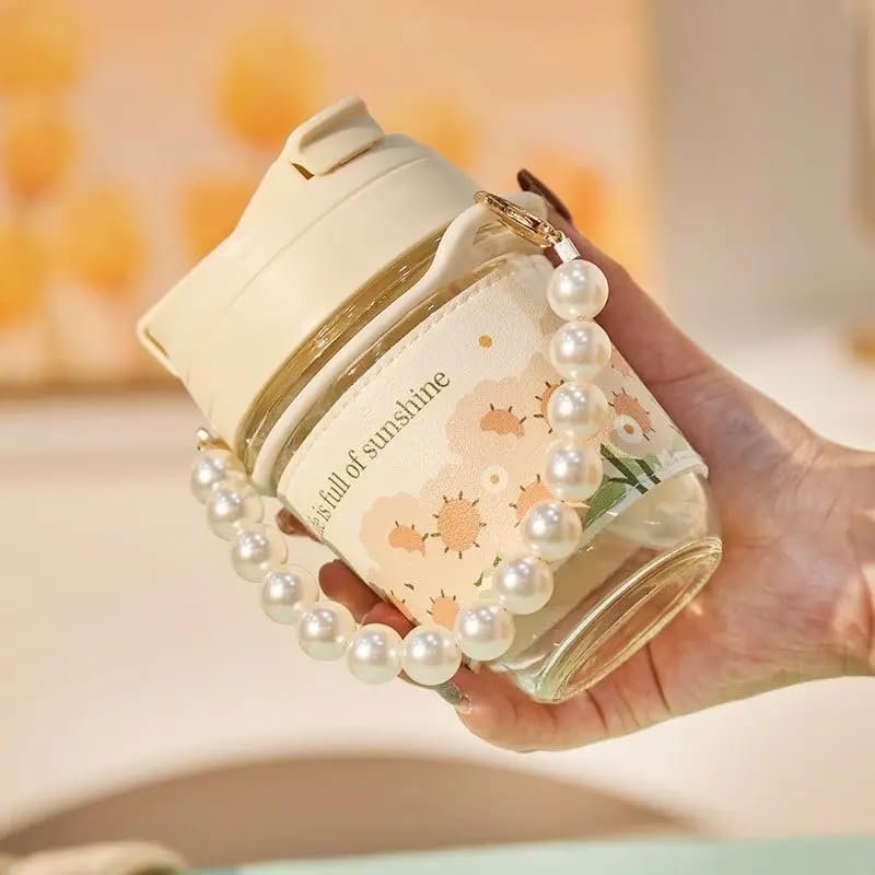 Travel Sipper Double Drink Straw with Chain ? Reusable Straw Set for Water, Juice, and Beverages

