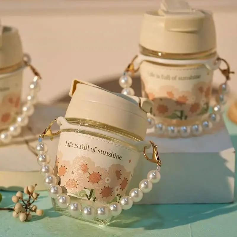 Travel Sipper Double Drink Straw with Chain ? Reusable Straw Set for Water, Juice, and Beverages

