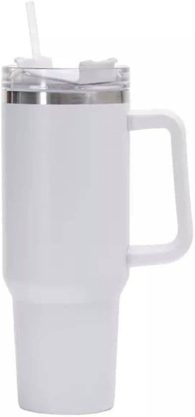 Tumbler Vacuum Sealed Cup with Handle ? Insulated Drink Cup for Hot and Cold Beverages, Keeps Drinks at Ideal Temperature

