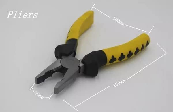 12 Pc Household Tool Box Set ? Compact Home Repair Kit with Essential Tools for DIY & Maintenance

