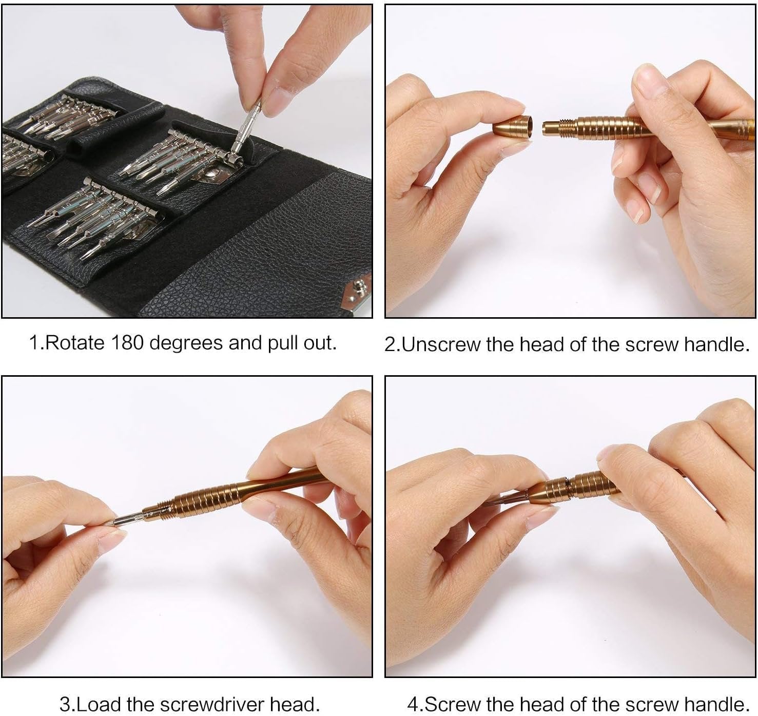 25 in 1 Magnetic Screwdriver Set ? Precision Tool Kit for Phones, Laptops, Glasses & Gadgets

