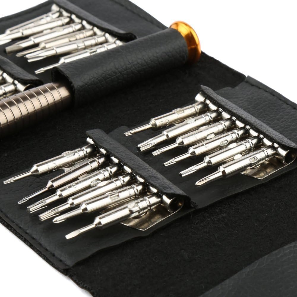 25 in 1 Magnetic Screwdriver Set ? Precision Tool Kit for Phones, Laptops, Glasses & Gadgets

