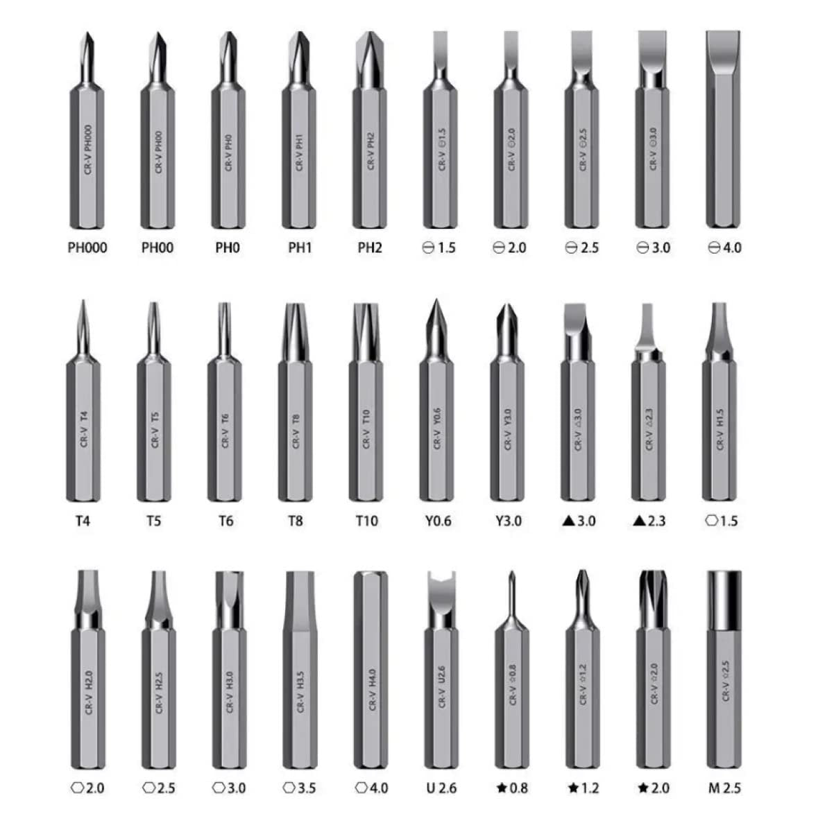 32 in 1 Mini Screwdriver Set ? Precision Repair Toolkit for Mobile, Eyewear, Laptop & Electronics

