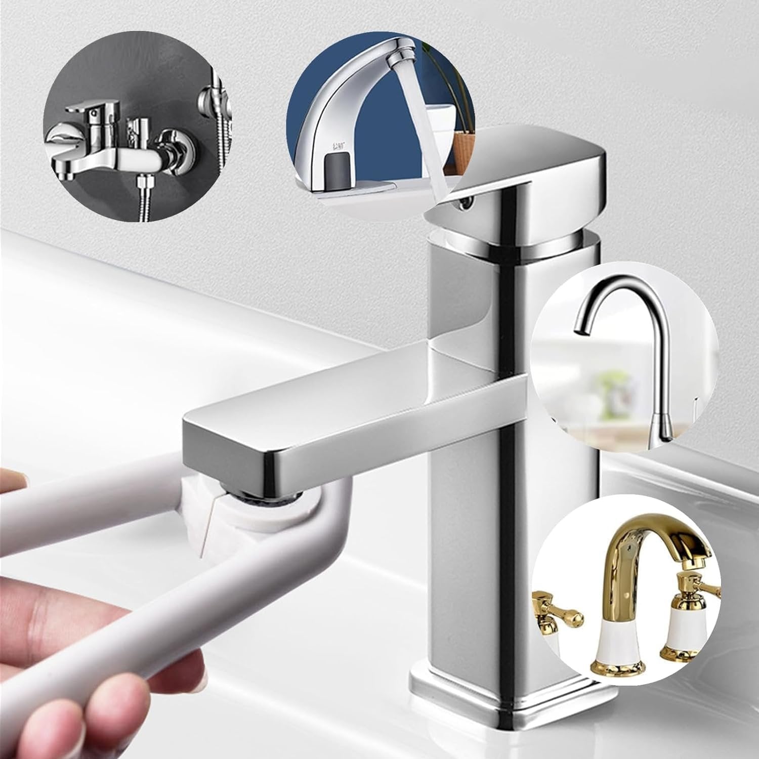 Anti-Slip Plumbing Repair Wrench Tool ? Adjustable Spanner for Sink, Pipe, and Bathroom Repairs
