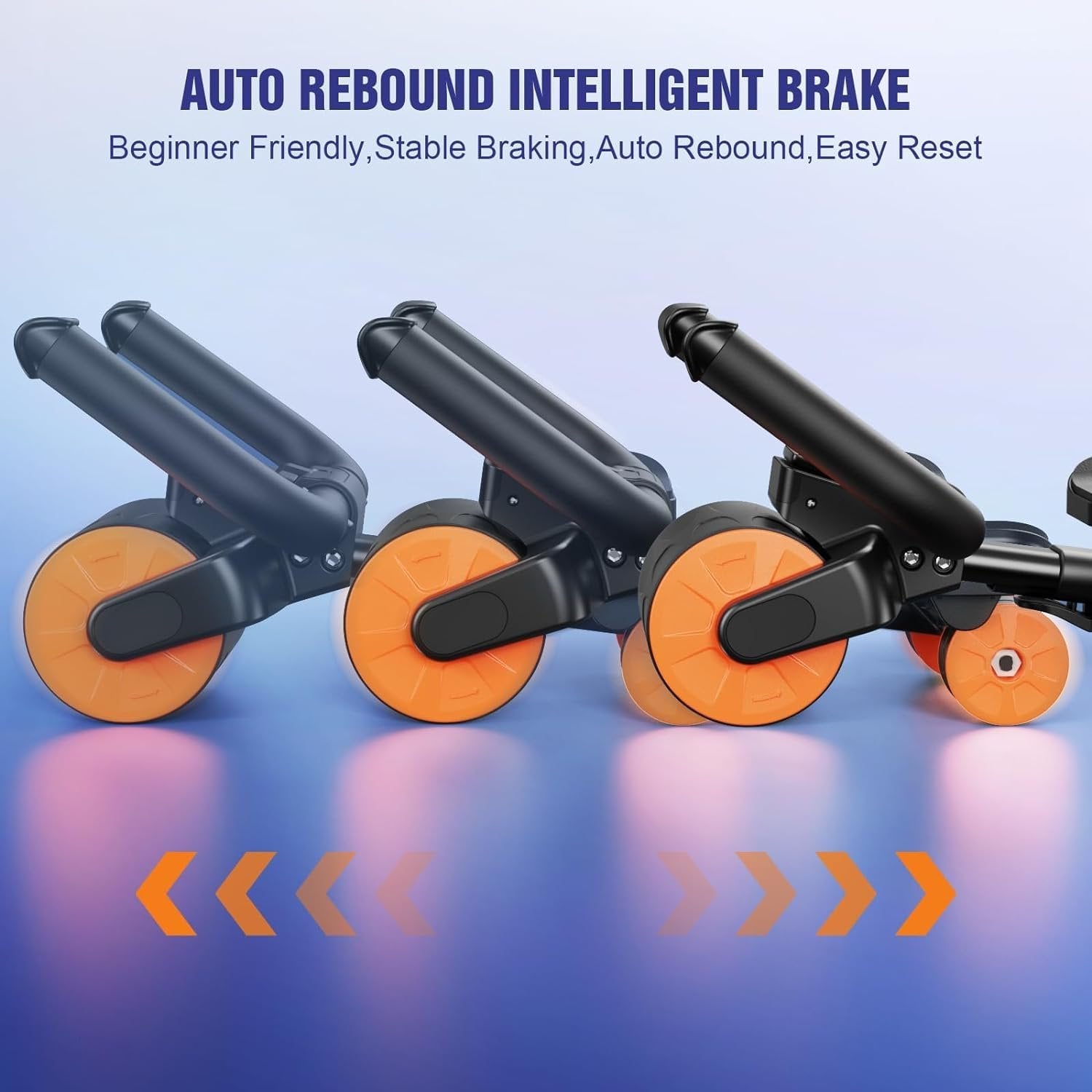 4 Wheel Ab Roller ? Abdominal Exercise Roller for Core Strength, Stability, and Flexibility

