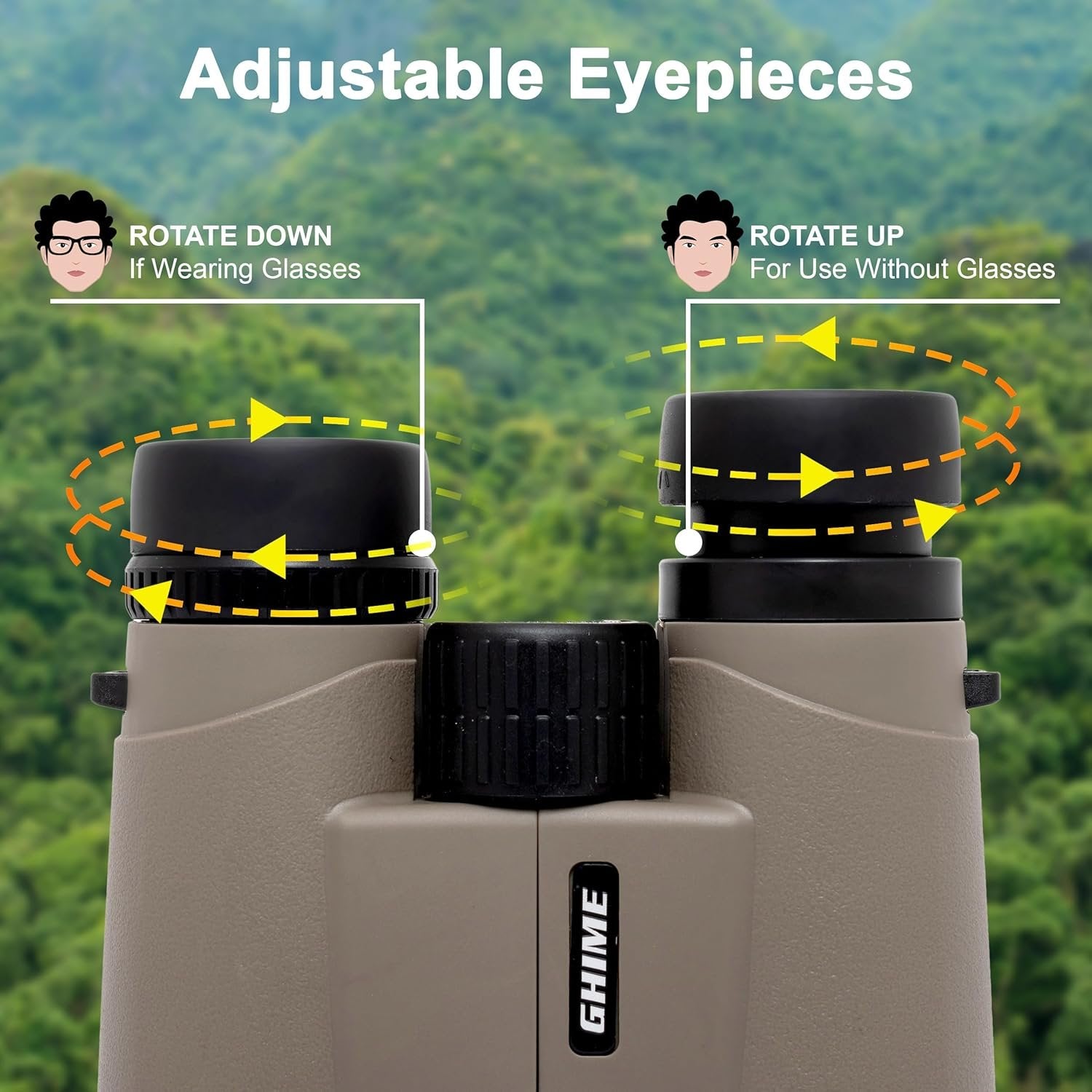 Army Powerview Binoculars (50x50 Zoom) ? High-Performance Binoculars for Outdoor Adventures, Hunting, and Birdwatching

