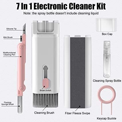 7 in 1 Electronic Keyboard Cleaner Kit ? Multi-Function Cleaning Tools for Keyboards, Laptops, and Electronics

