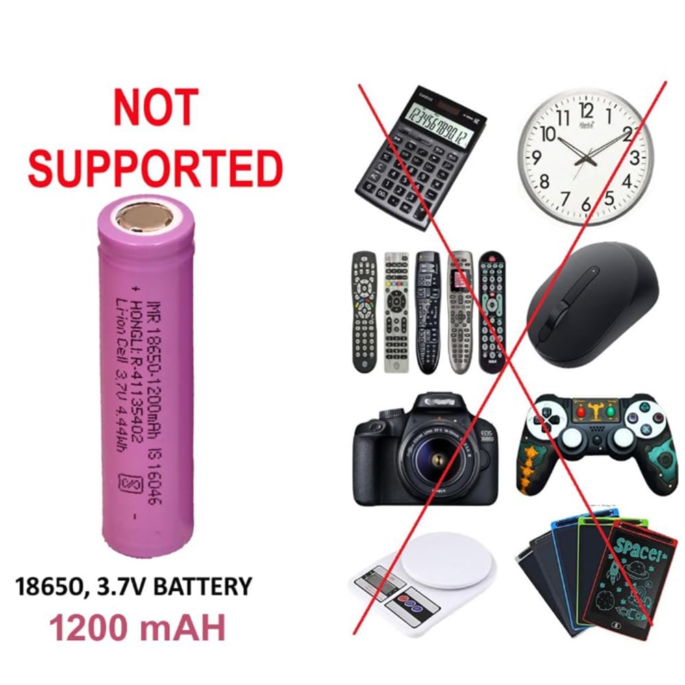 1200mAh Power Battery ? High Capacity Rechargeable Battery for Electronics, Toys, Remote Controls, and More

