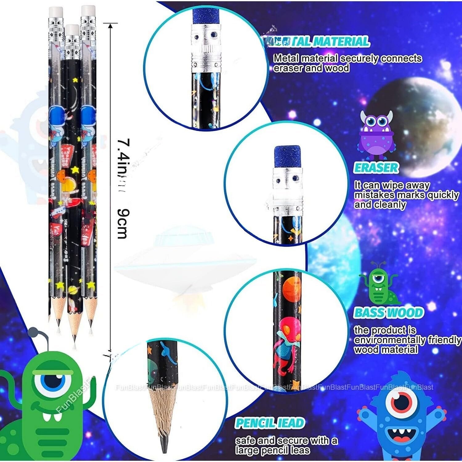 Blue Stationary Kit (8+4 PCS) ? Essential School and Office Supplies in a Convenient Kit

