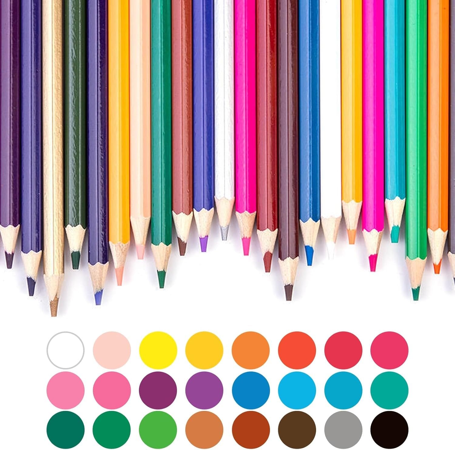 12 PCS Colour Pencil Set with Sharpener ? Vibrant Colored Pencils for Drawing, Sketching, and Art Projects

