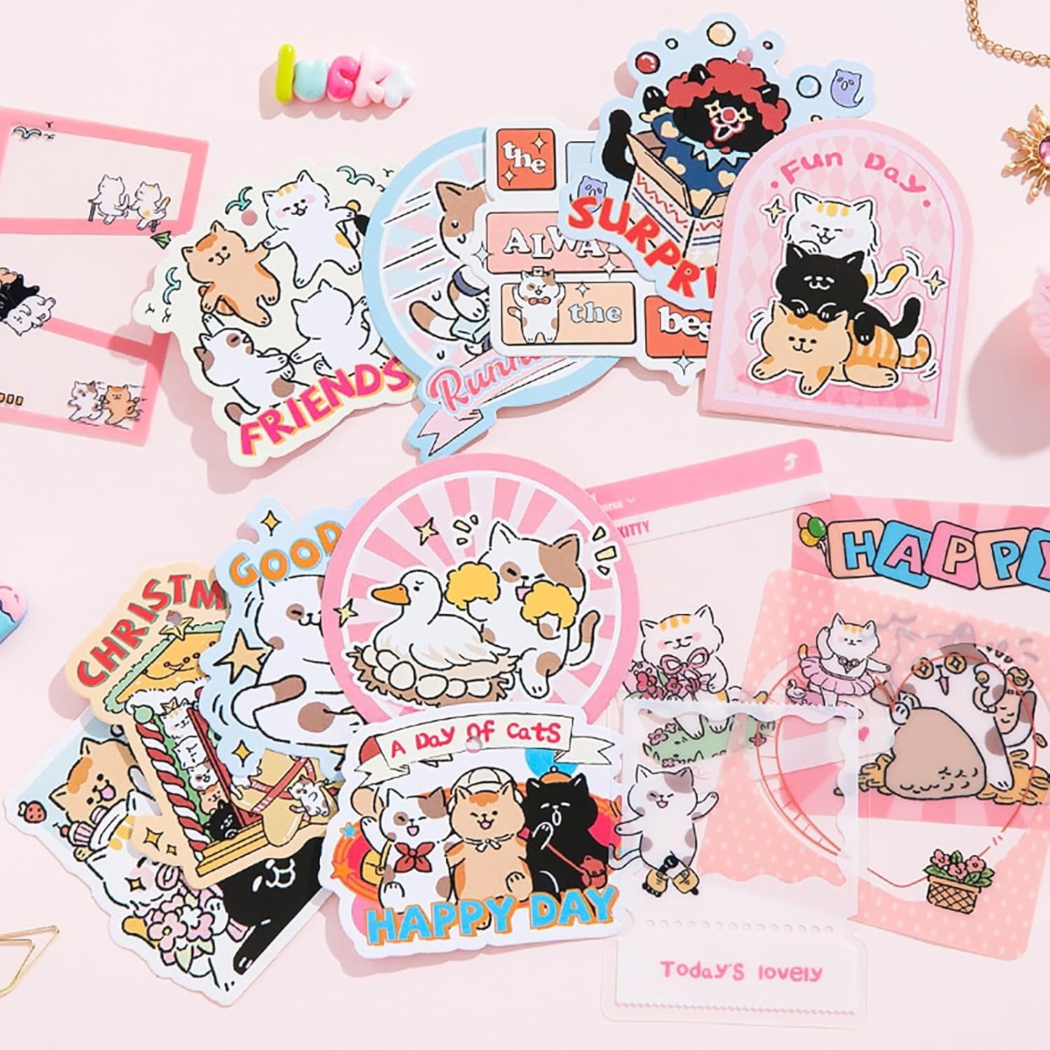 Cute Stationary Kit Different Theme ? Adorable and Colorful Stationery Set for Kids, Includes Pencils, Pens, and More

