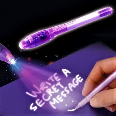 Invisible Pen for Kids ? Fun and Secret Writing Pen with UV Light for Hidden Messages and Secret Codes

