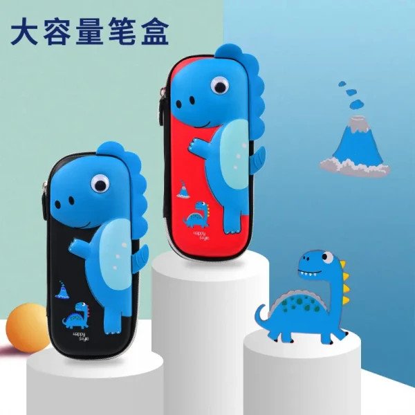 3D Dinosaur Pencil Case Pouch ? Fun and Cute Pencil Case with 3D Dinosaur Design, Perfect for Kids

