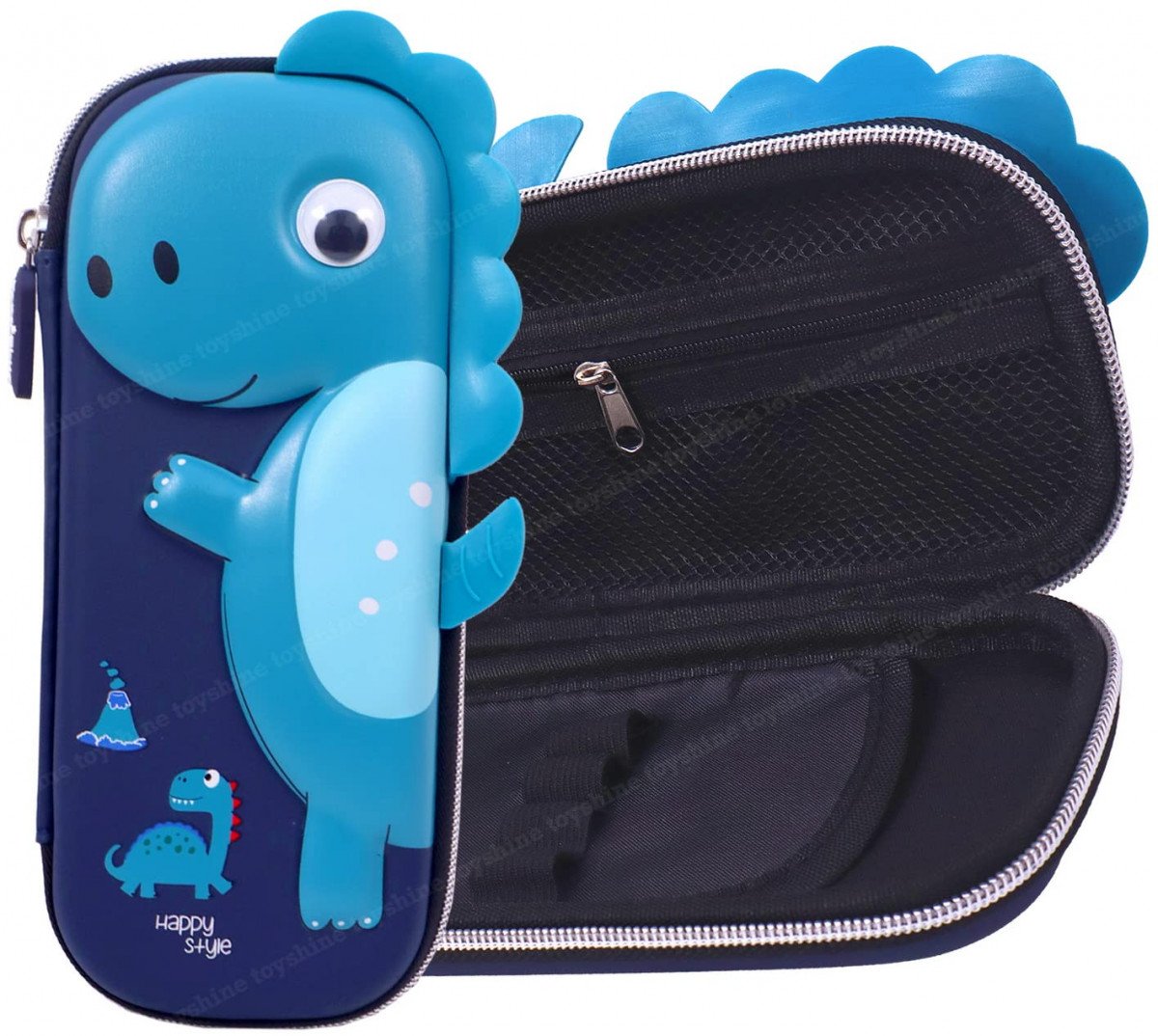 3D Dinosaur Pencil Case Pouch ? Fun and Cute Pencil Case with 3D Dinosaur Design, Perfect for Kids

