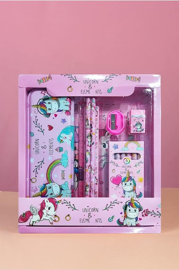 Space Stationary Kit (Galaxy Club, Unicorn) ? Cute and Creative Stationery Set for Kids, Perfect for School and Crafting

