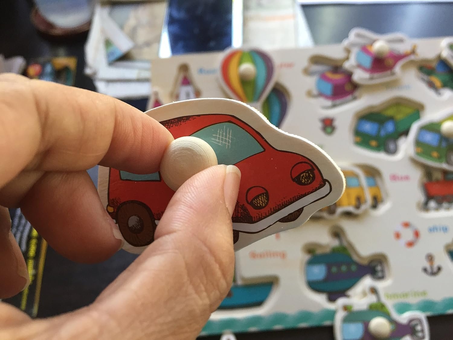 Vehicle Wooden Puzzle ? Educational Wooden Puzzle for Kids, Learn About Different Vehicles in Fun Ways

