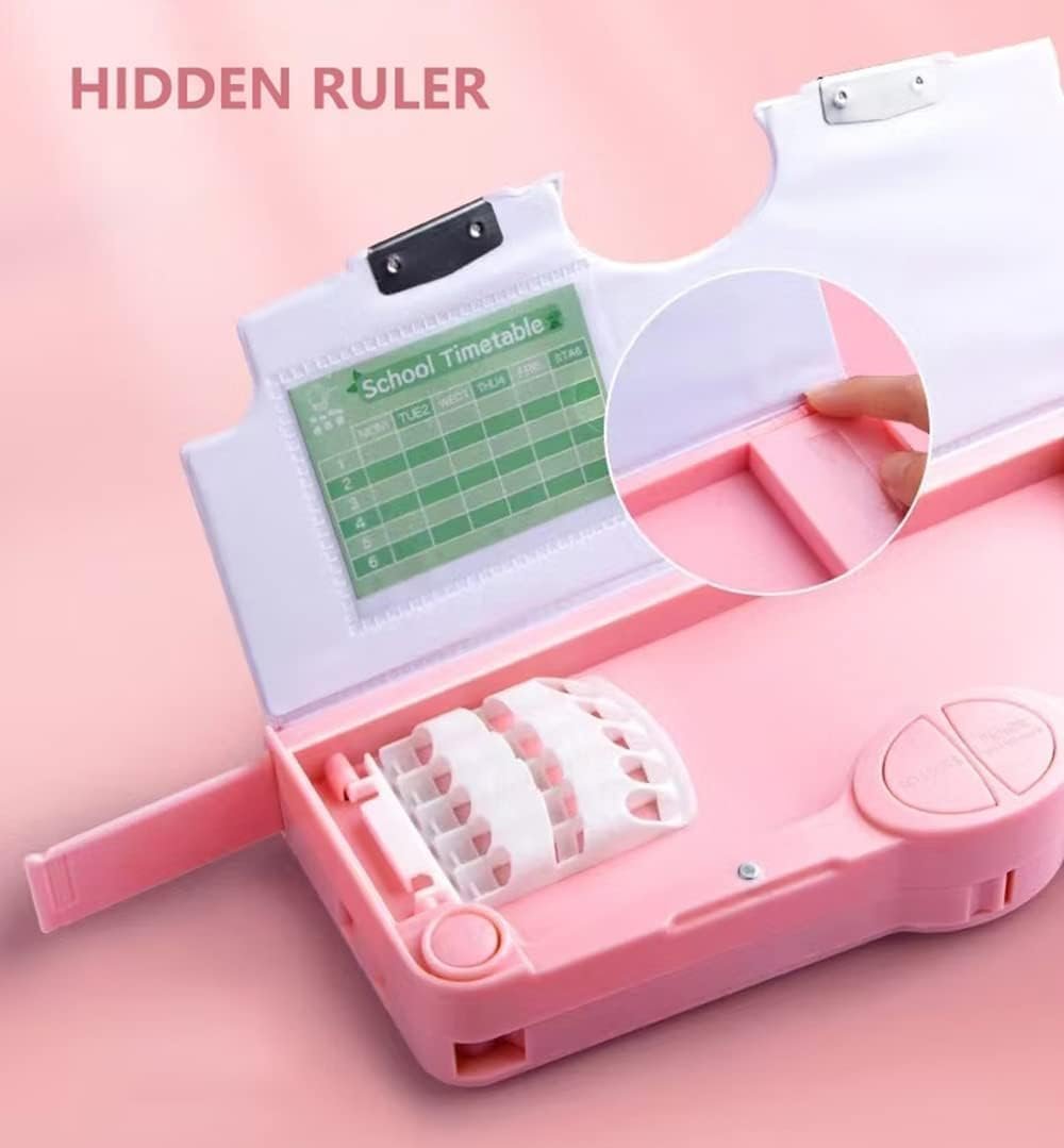 Magnetic Pencil Box for Kids ? Compact and Stylish Pencil Case with Magnetic Closure for School Supplies

