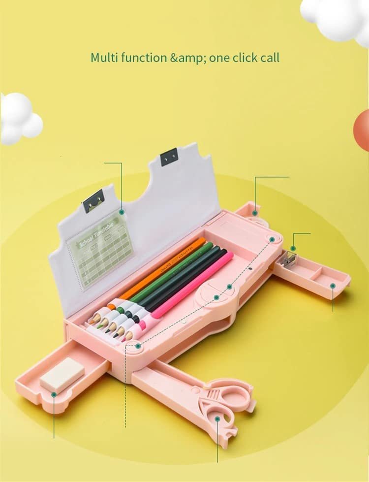 Magnetic Pencil Box for Kids ? Compact and Stylish Pencil Case with Magnetic Closure for School Supplies

