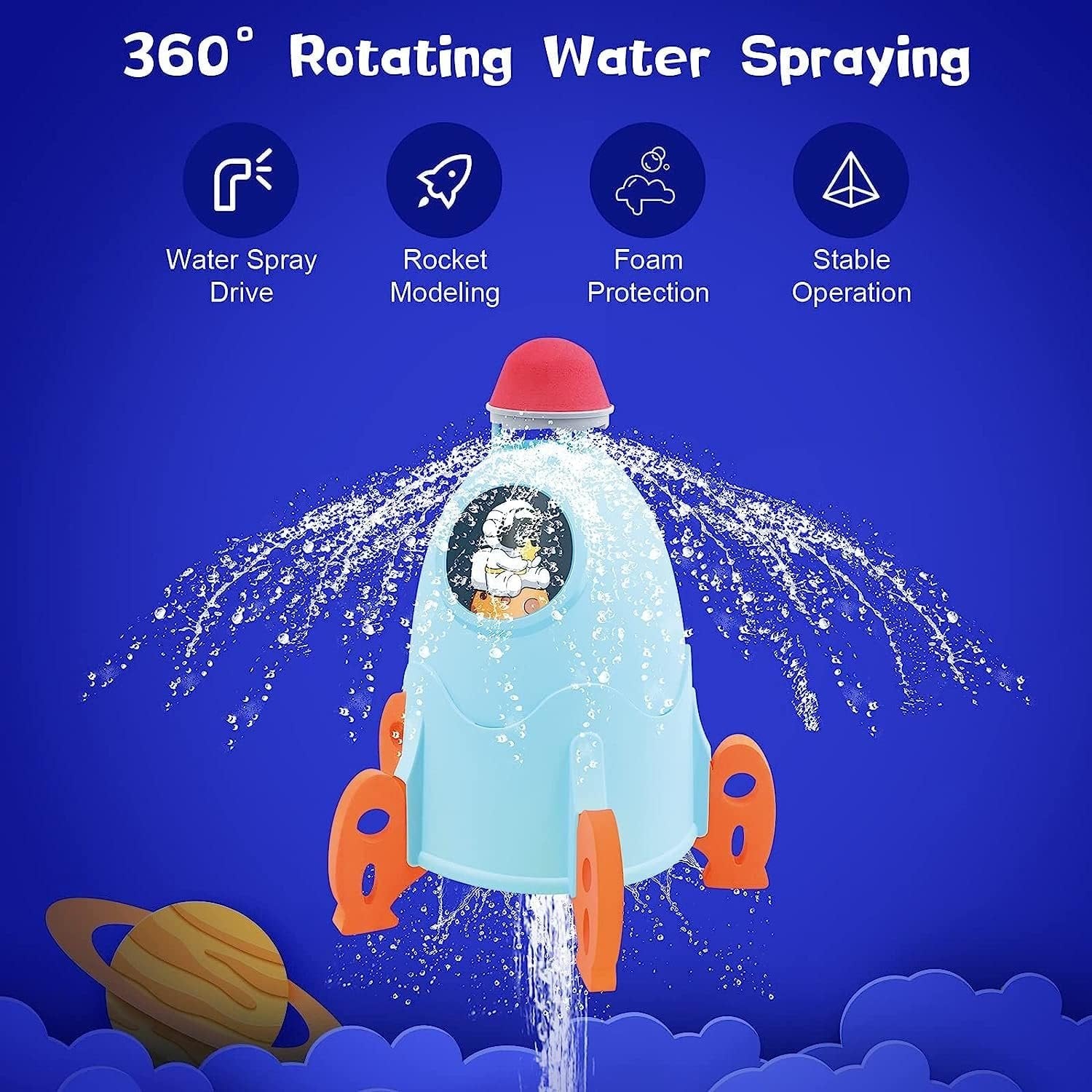 Water Sprinkler for Kids – Outdoor Splash Play Toy for Toddlers &amp; Children, Backyard Summer Fun, Easy Hose Connection, Lawn Water Game