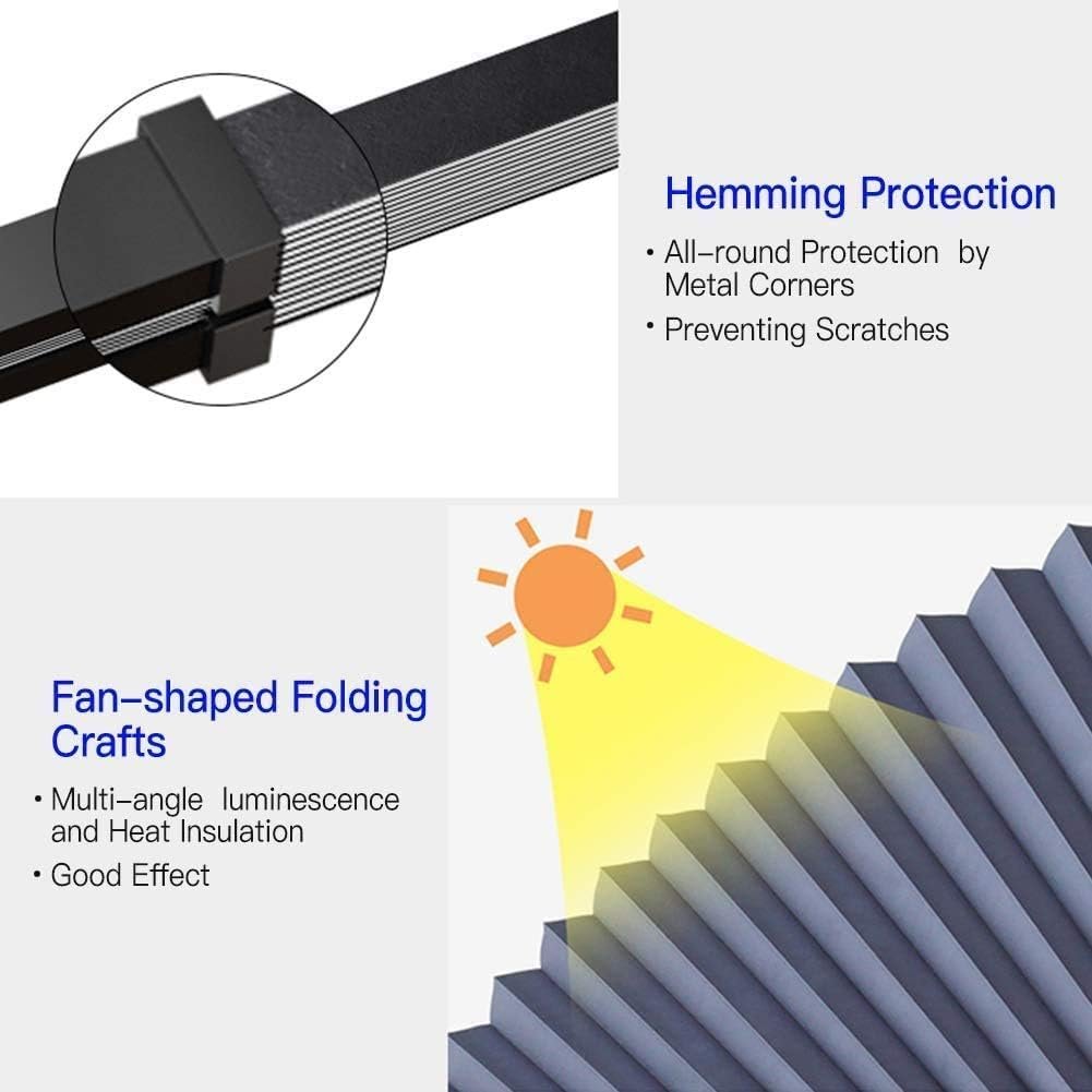 Retractable Car Sunshade for Windshield | UV Protection Roll-Up Sun Visor | Heat Resistant Front Window Shade | Universal Fit for Sedan, SUV & Truck | Easy Installation with Suction Cups