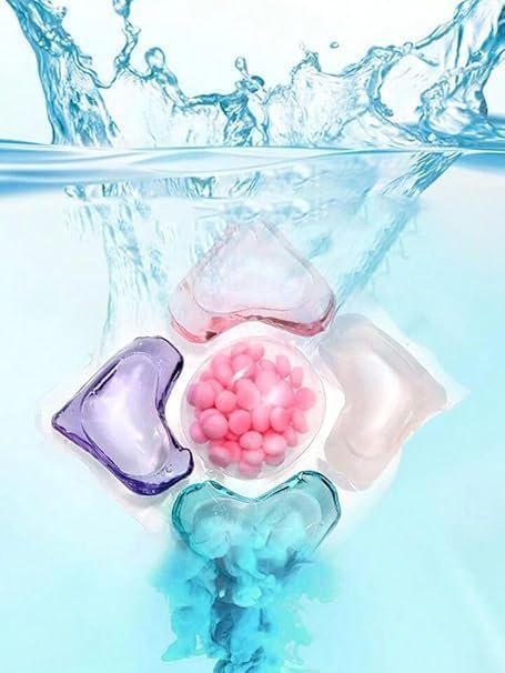 4 in 1 Laundry Detergent Soap Pods ? Ultra-Concentrated Capsules with Detergent, Softener, Stain Remover & Fragrance, Deep Clean for All Washing Machines & Fabric Types