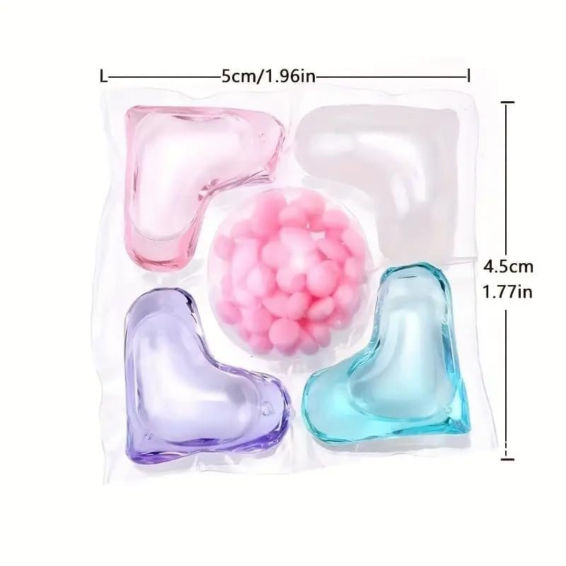 4 in 1 Laundry Detergent Soap Pods ? Ultra-Concentrated Capsules with Detergent, Softener, Stain Remover & Fragrance, Deep Clean for All Washing Machines & Fabric Types