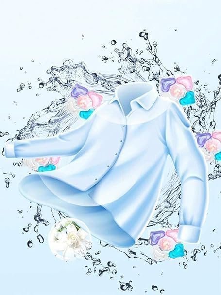 4 in 1 Laundry Detergent Soap Pods ? Ultra-Concentrated Capsules with Detergent, Softener, Stain Remover & Fragrance, Deep Clean for All Washing Machines & Fabric Types